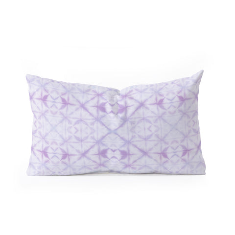 Amy Sia Agadir Pastel Purple Oblong Throw Pillow