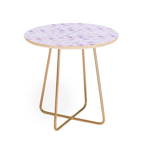 Amy Sia Agadir Pastel Purple Round Side Table