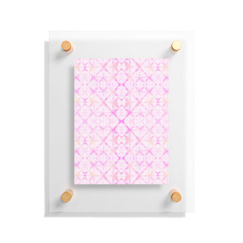 Amy Sia Agadir Pink Floating Acrylic Print