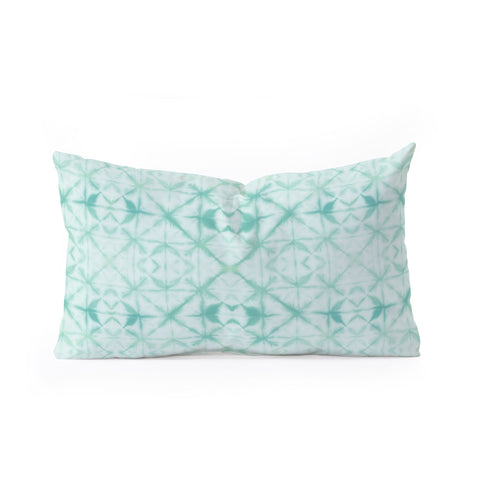 Amy Sia Agadir Sea Green Oblong Throw Pillow