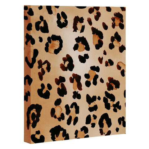 Amy Sia Animal Leopard Brown Art Canvas