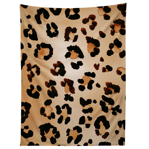 Amy Sia Animal Leopard Brown Tapestry