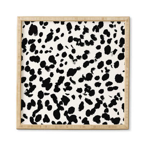 Amy Sia Animal Spot Black and White Framed Wall Art