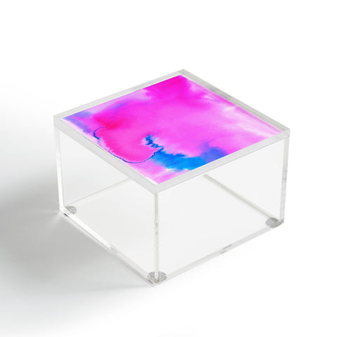 Amy Sia Aquarelle Hot Pink Acrylic Box