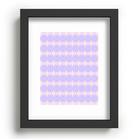 Amy Sia Art Deco Mini Triangle Light Purple Recessed Framing Rectangle