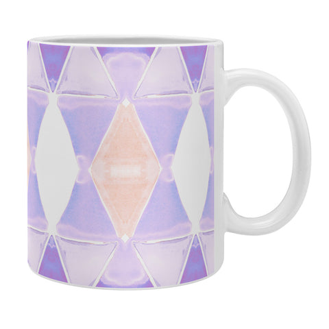 Amy Sia Art Deco Triangle Light Purple Coffee Mug