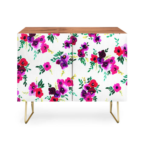 Amy Sia Ava Floral Pink Credenza