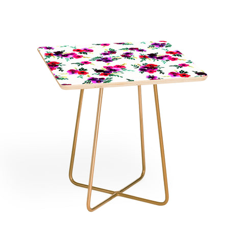 Amy Sia Ava Floral Pink Side Table