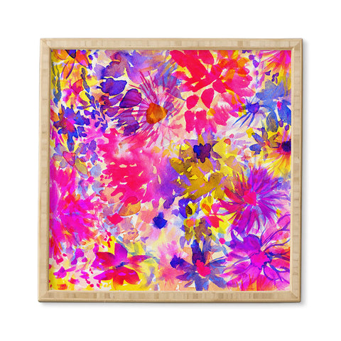 Amy Sia Bloom Pink Framed Wall Art