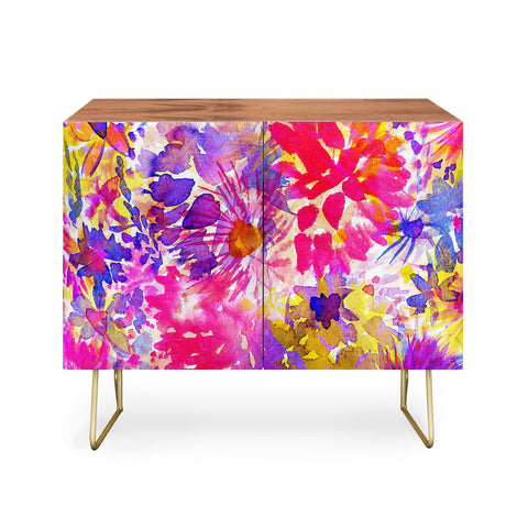 Amy Sia Bloom Pink Credenza