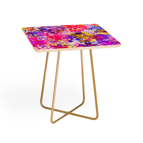 Amy Sia Bloom Pink Side Table
