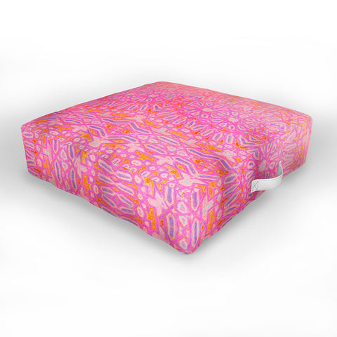 Amy Sia Casablanca Hot Pink Outdoor Floor Cushion