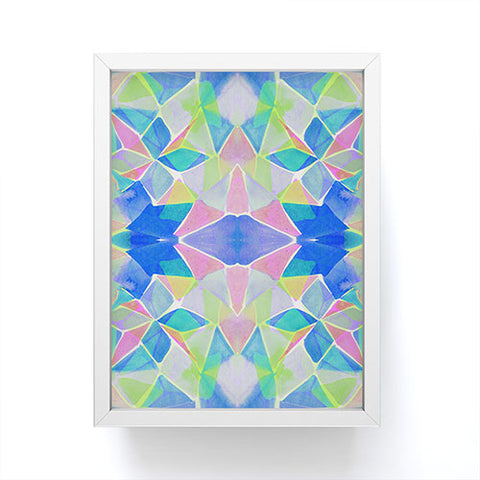 Amy Sia Chroma Blue Framed Mini Art Print