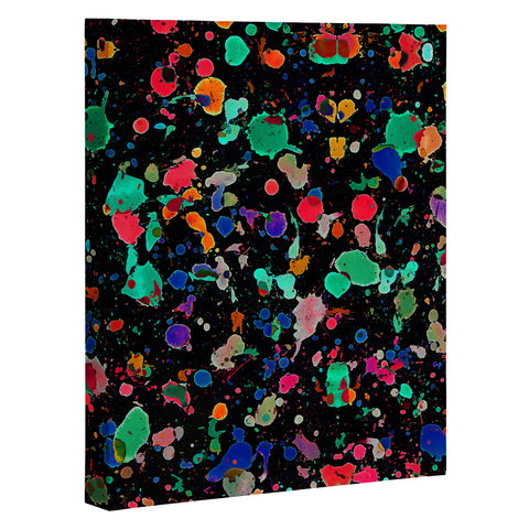 Amy Sia Colourful Splatter Art Canvas