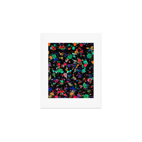 Amy Sia Colourful Splatter Art Print