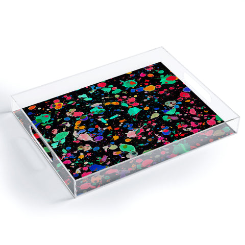 Amy Sia Colourful Splatter Acrylic Tray