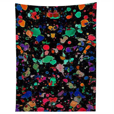 Amy Sia Colourful Splatter Tapestry