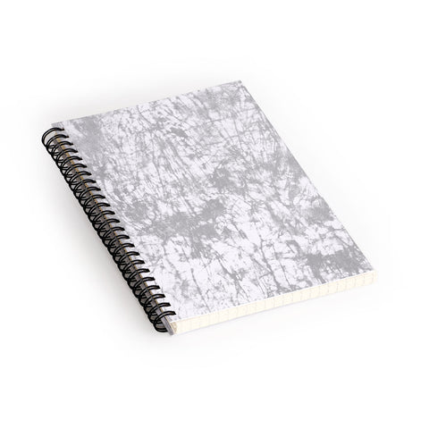 Amy Sia Crackle Batik Pale Gray Spiral Notebook
