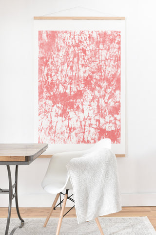 Amy Sia Crackle Batik Rose Art Print And Hanger