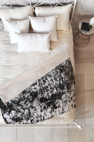 Amy Sia Crackle Batik Fleece Throw Blanket