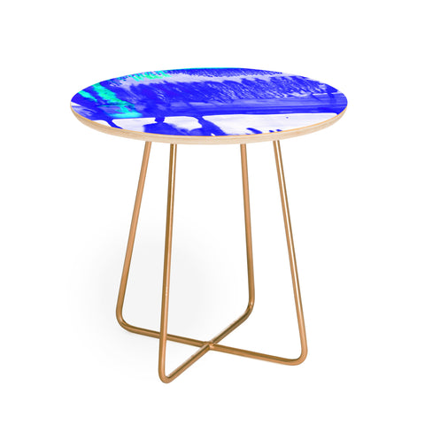 Amy Sia Dip Dye Ultramarine Round Side Table
