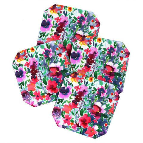 Amy Sia Evie Floral Coaster Set