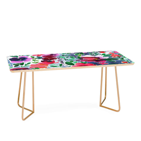 Amy Sia Evie Floral Coffee Table
