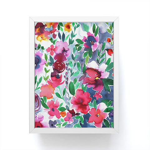 Amy Sia Evie Floral Framed Mini Art Print