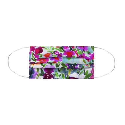 Amy Sia Evie Floral Magenta Face Mask