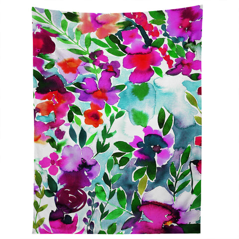 Amy Sia Evie Floral Magenta Tapestry