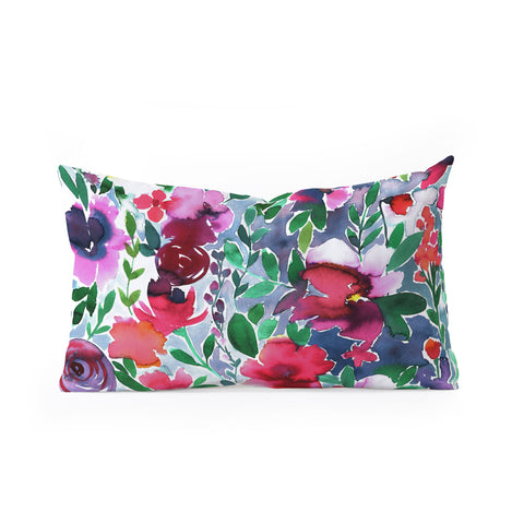 Amy Sia Evie Floral Oblong Throw Pillow
