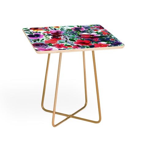 Amy Sia Evie Floral Side Table