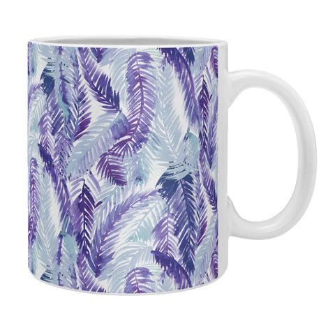 Amy Sia Fern Palm Purple Coffee Mug