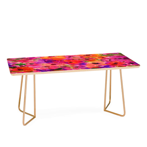 Amy Sia Fleur Rouge Coffee Table