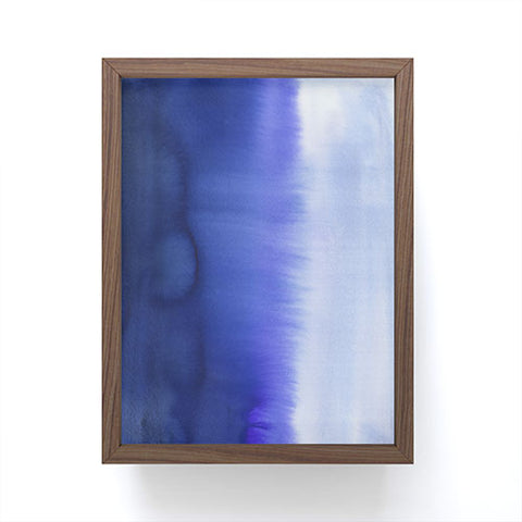 Amy Sia Flood Blue Framed Mini Art Print