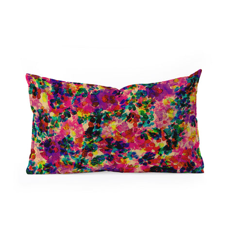 Amy Sia Floral Explosion Oblong Throw Pillow