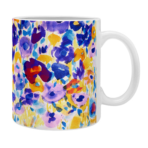 Amy Sia Flower Fields Cornflower Coffee Mug