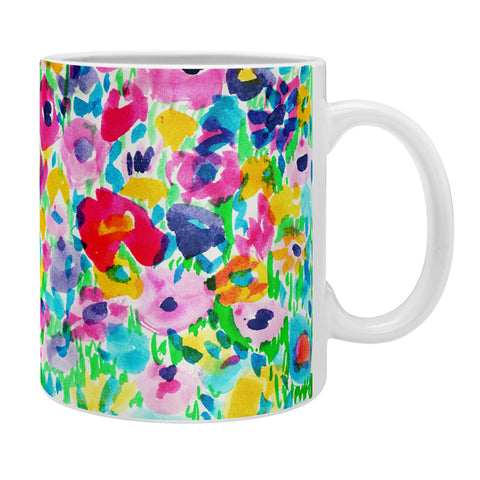 Amy Sia Flower Fields Pink Coffee Mug