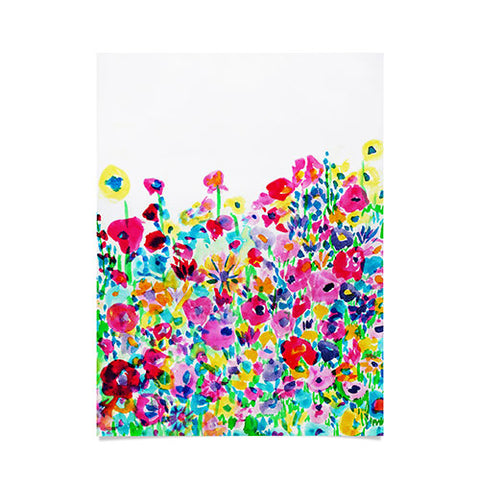 Amy Sia Flower Fields Pink Poster