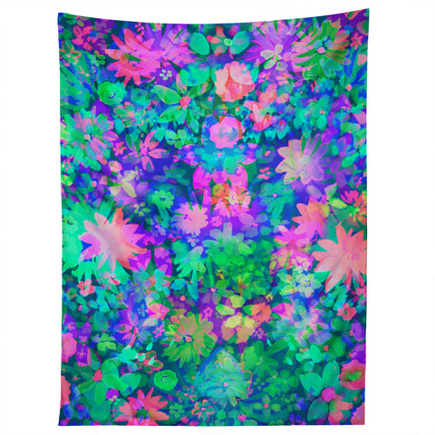 Amy Sia Fluro Floral Tapestry