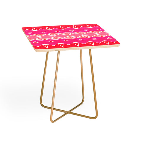 Amy Sia Geo Triangle 2 Pink Side Table