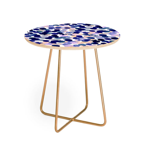 Amy Sia Gracie Spot Pale Purple Round Side Table