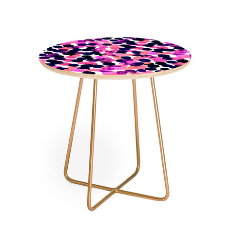 Amy Sia Gracie Spot Pink Round Side Table