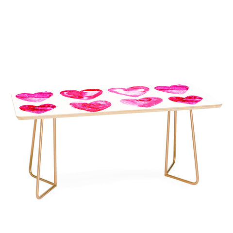 Amy Sia Heart Speckle Coffee Table