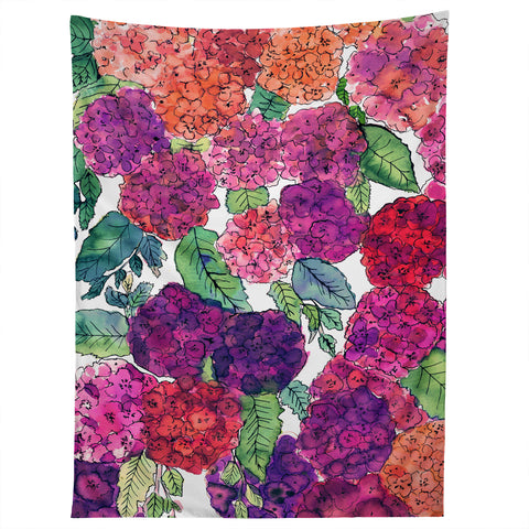 Amy Sia Hydrangea Pink Tapestry