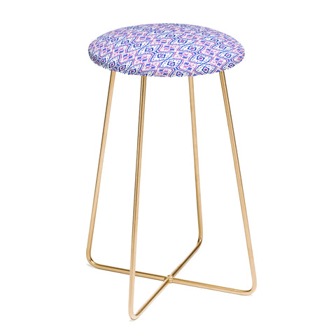 Amy Sia Ikat 2 Berry Counter Stool