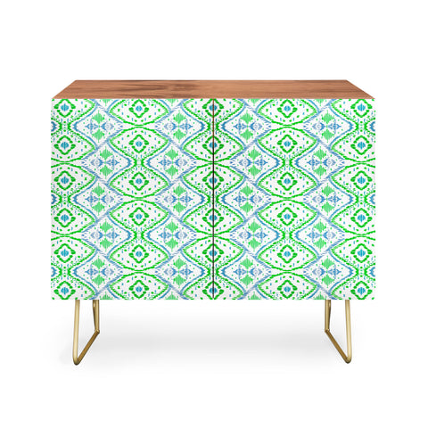Amy Sia Ikat 2 Grass Credenza