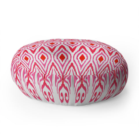Amy Sia Ikat Watermelon Floor Pillow Round