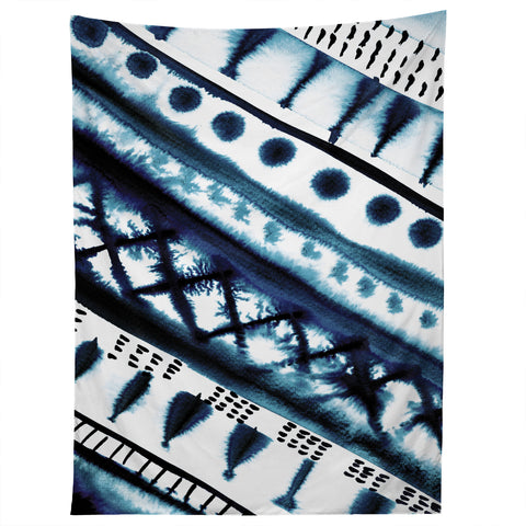 Amy Sia Indigo Stripe Tapestry