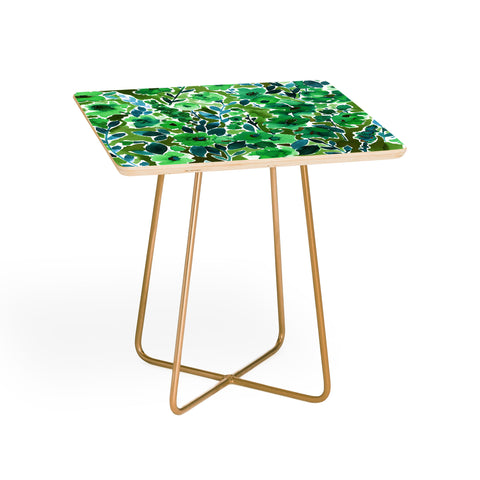 Amy Sia Isla Floral Green Side Table